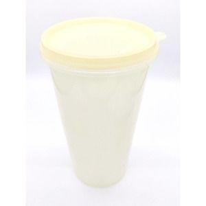 Vintage Tupperware Spaghetti Container Keeper With Lid 8.5" Tall Food Storage